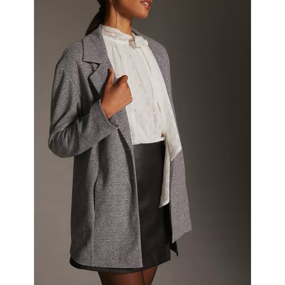 Anthropologie | Avec Les Filles Longline Soft Relaxed Blazer - Picture 1 of 15